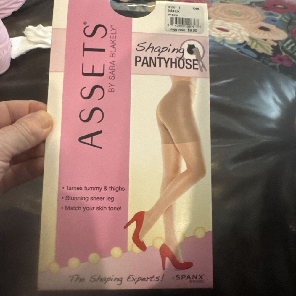 Spanx Assets By Sara Blakely Shaping Pantyhose Black Size 1 NWT